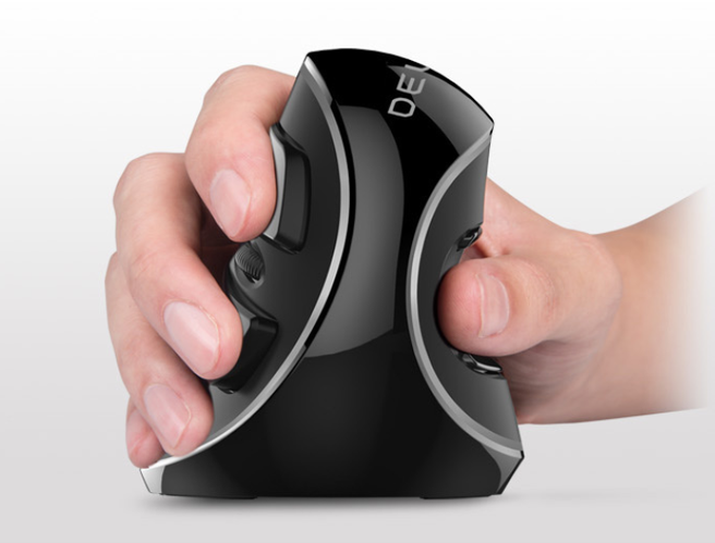 Бесшумная беспроводная вертикальная мышь Delux M618 Plus (ID#836265178 ...