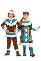 Карнавальный костюм для девочки Эскимоска, рост 130-140 см