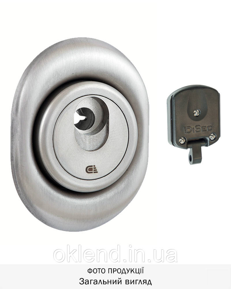 Протектор DISEC *MAGNETIC 3G8FM OMEGA OVAL 20мм матовий хром