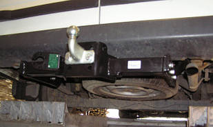 Фаркоп Ford Transit (2000-2013) бампер з підніжкою. Литий крюк