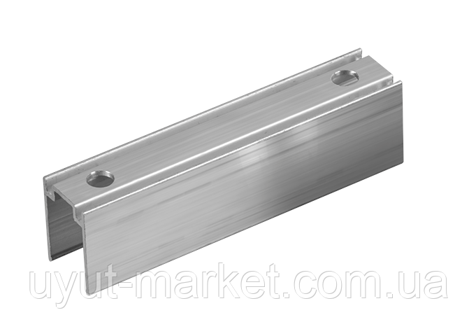 Алюмінієва кліпса для монтажу гнучкого неону 220 В, фото 1