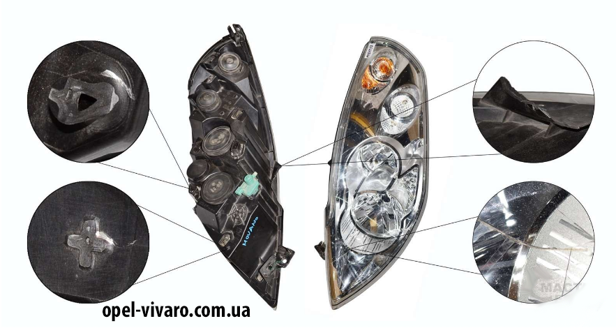 Фара левая электрическая коррект Opel Movano 2010- 260608608R 4419525 - фото 1 - id-p836451617