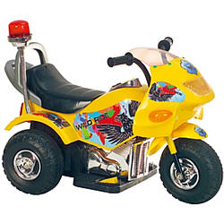 Дитячий електромобіль-трицикл жовтий Т-721 дітям 2-5 років