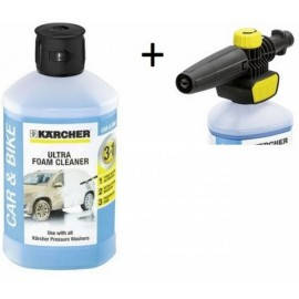 Пенная насадка Karcher Connect & Clean + Средство для очистки камня 1 л ...