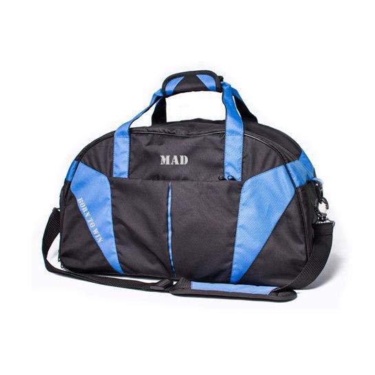 Спортивна сумка з кишенею для взуття 42L Cross Porter чорний із синім від MAD