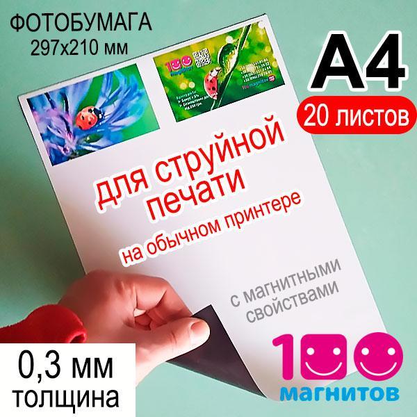 Магнітна фотопапір Глянцевий фотопапір