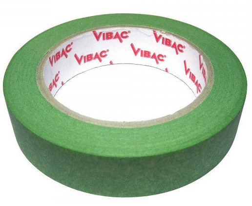 Стрічка малярна зелена ЕКО 24 мм х 40 м 80°C Vibac