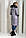 Екстравагантний пуховик з екошкіри Ana Vista 07 з натуральним хутром чорнобурки бузкового кольору, фото 3