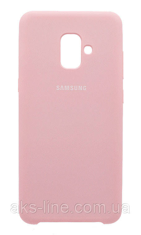 Чехол Silicone Cover Samsung A600 (А6-2018)  (Pink)