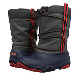 Чоботи зимові сноубутси для хлопчика/Crocs Kids Swiftwater Waterproof Boot (204657), Темно-сині, фото 3