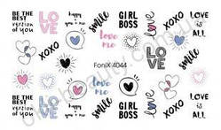 Слайдер-дизайн Fonix 4044 Написи