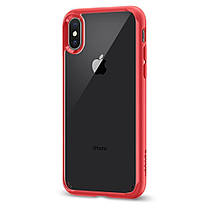 Чехол Spigen для iPhone X Ultra Hybrid, Red, фото 4
