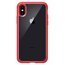 Чехол Spigen для iPhone X Ultra Hybrid, Red, фото 5