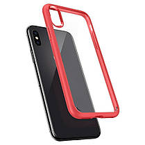 Чехол Spigen для iPhone X Ultra Hybrid, Red, фото 3