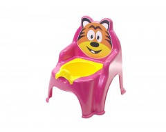 Горщик дитячий Тигр малиновий, горщик дитячий Долоні