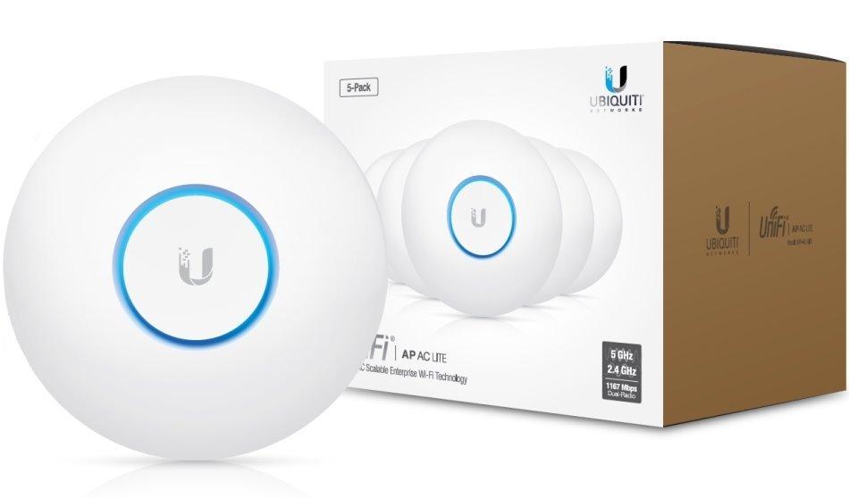 Точка доступу Ubiquiti UniFi AP AC Lite комплект із 5-й шт. без БЖ (UAP-AC-LITE-5)