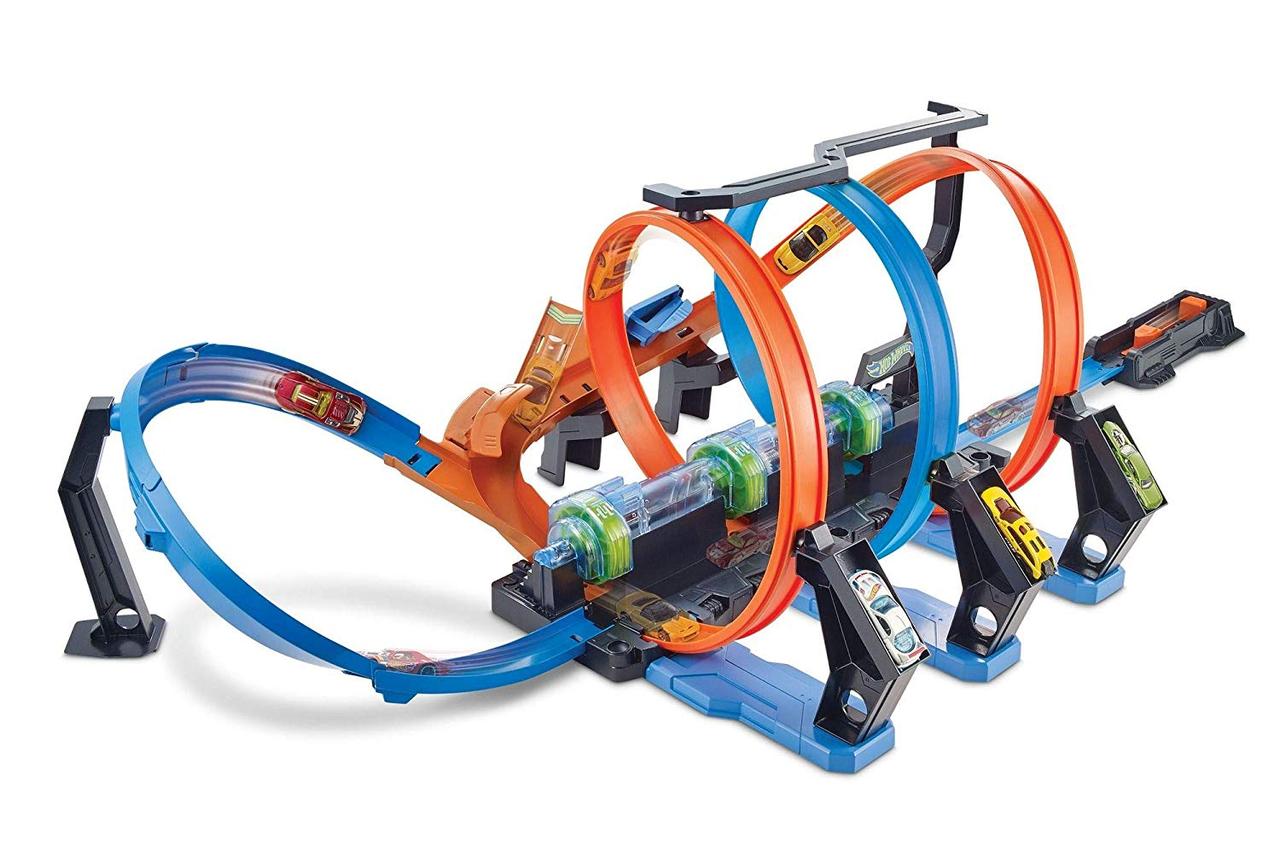 Автомобільний трек Mattel Hot Wheels Неймовірні вібрації Corkscrew Crash Track (FTB65)