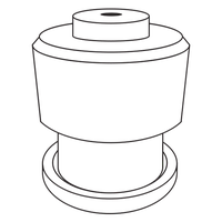 Віброізолятор гумовий Вентс ВВЦтр 70