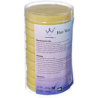 Віск для депіляції Hot Wax в таблетках, 250 г (жовтий)