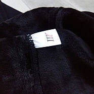 Колготки жіночі бавовна на хутрі Шугуан, чорні, розмір 2XL, 6682, фото 3