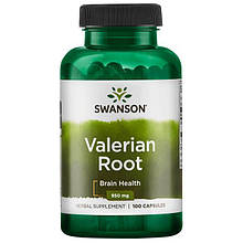 Корінь Валеріани, Valerian Root, Swanson, 475 мг, 100 капсул