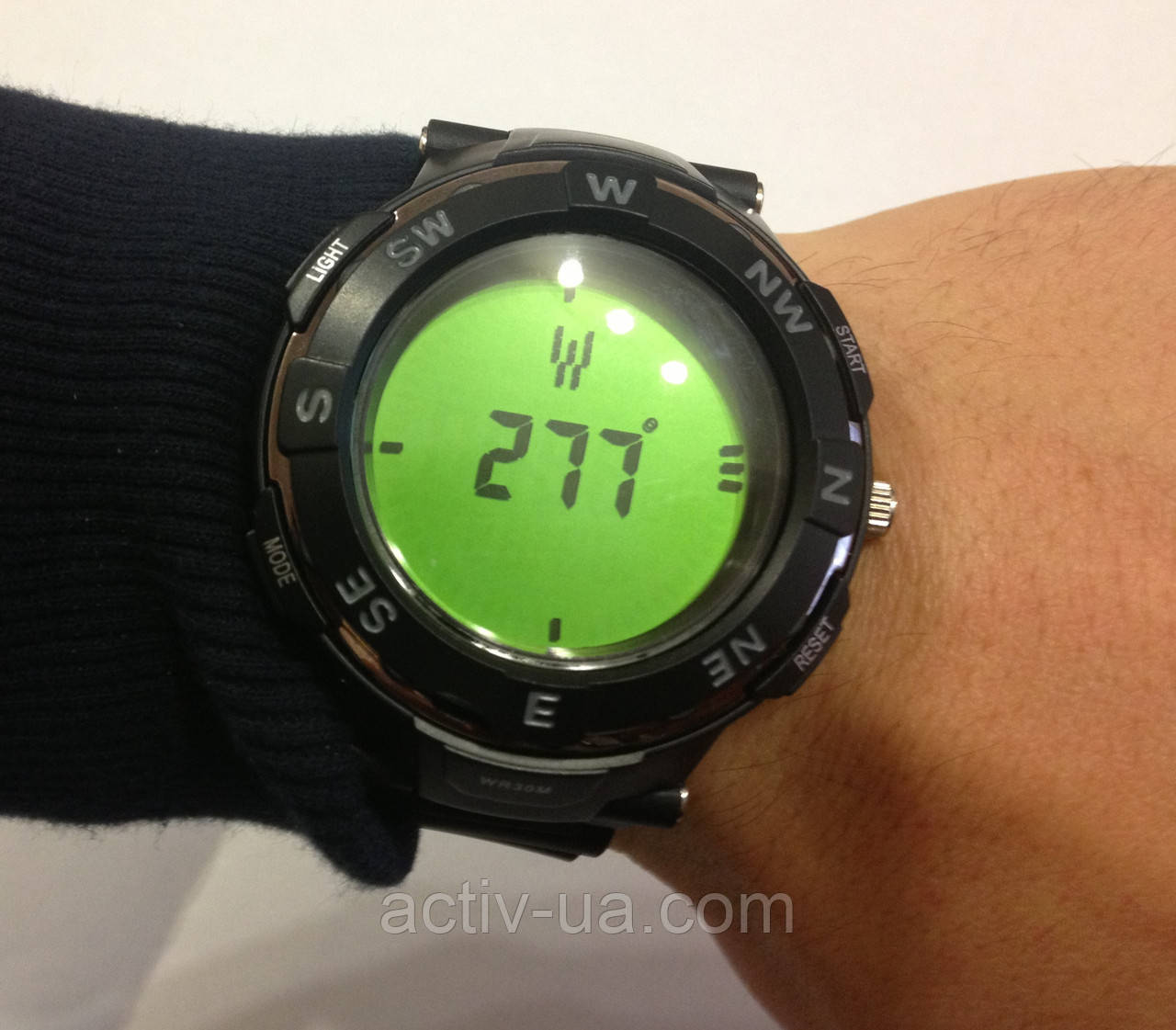 Цифровий годинник з компасом watch with compass, фото 1