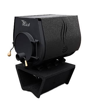 Опалювальна піч Rud Pyrotron Кантрі 02 з варильною поверхнею (потолювана площа 120 кв. м. х 2,5 м) Обшивка декоративна (чорна)