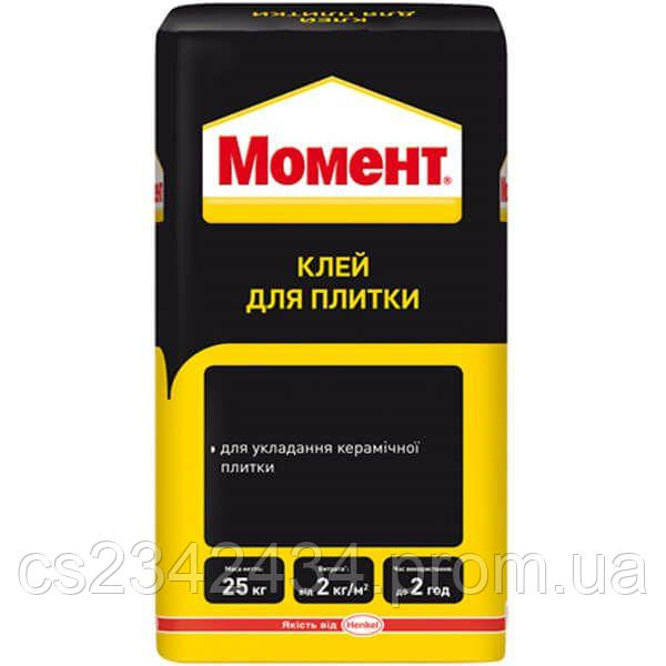 Клейова суміш для плитки Момент 25 кг