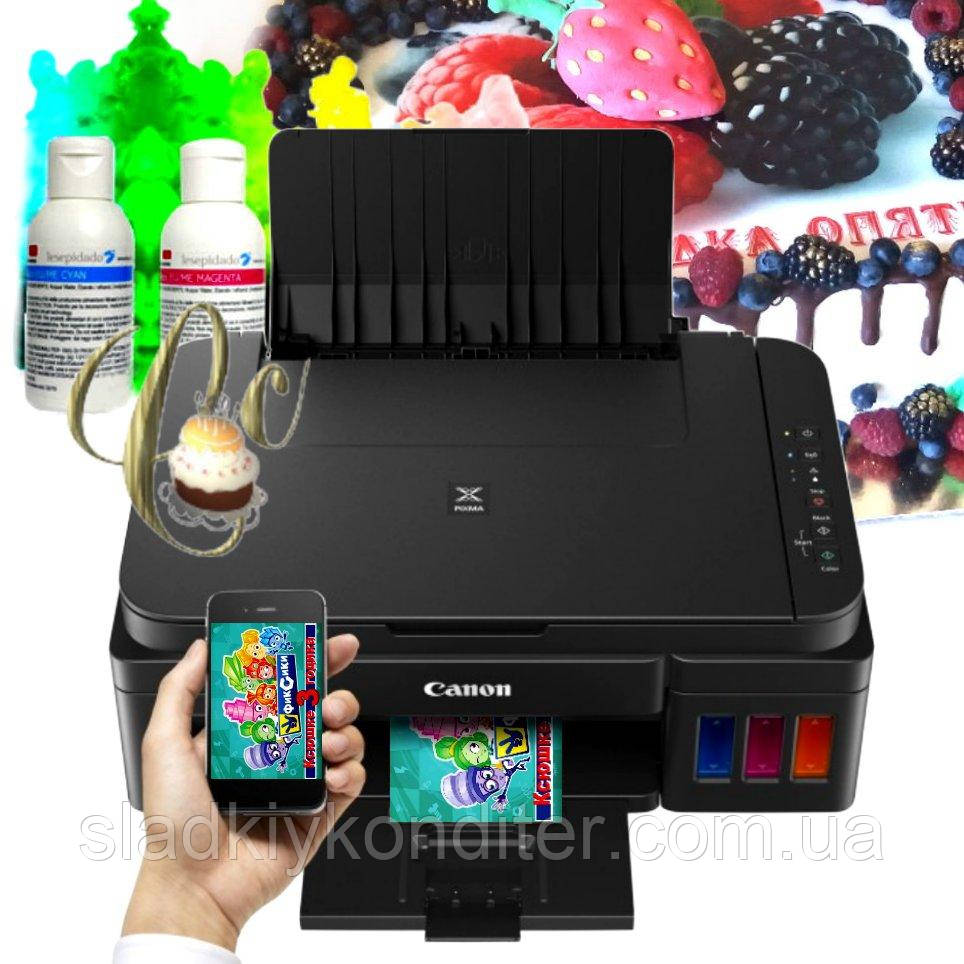 Пищевой кондитерский принтер Canon Cake Pro WiFi + сканер с СНПЧ НОВЫЙ ...