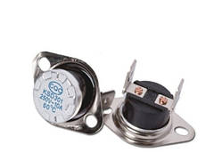 KSD301 60°С NO 10А — термовмикач нормально-відкритий, для вентилятора охолодження електродуховки, 250В LBVL, заміна KSD301 65°С NO