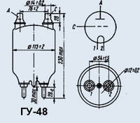 Лампа генераторная ГУ-48