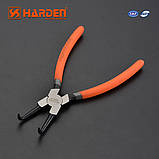 Щипці для стопорних кілець 9" заломлені "на стиск" Harden Tools 560520, фото 3