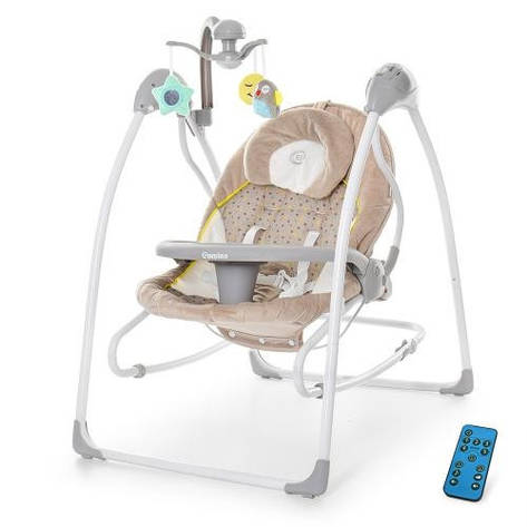 Дитячі шезлонг-гойдалки El Camino Sensa ME 1028-2 (сіро-бежевий), фото 1