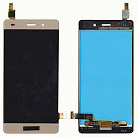 Дисплей + сенсор Huawei P8 Lite Золотой ( ALE-L21) (OEMC)