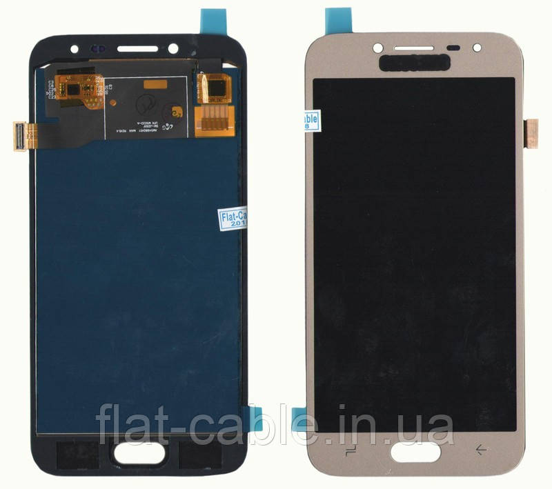 Дисплей + сенсор Samsung J250 J2 ( J2018) Золотий LCD TFT, з регулюванням яскравості