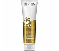 Шампунь-кондиционер для золотисто-тёплых оттенков Revlon Shampoo&Conditioner Golden Blondes 275 мл