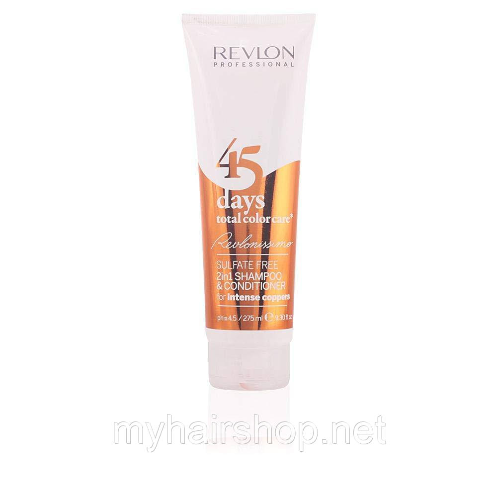 Шампунь-кондиціонер для мідних відтінків Revlon Professional Shampoo&Conditioner Intense Coppers 275 мл