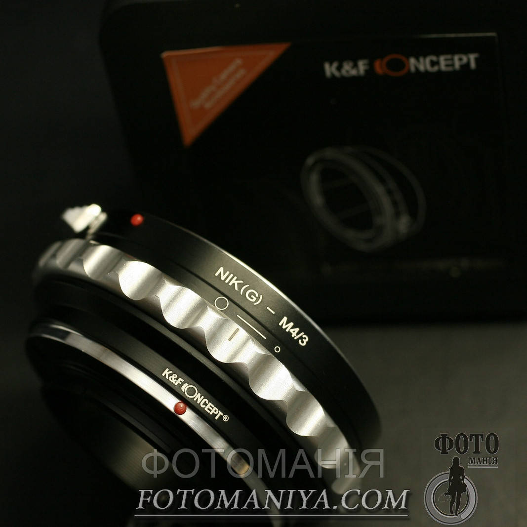 Перехідне кільце адаптер K&F Concept Nikon (Ai, G) - Micro 4/3 (MFT)