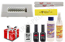 Набір PNB для покриття гель лаком з лампою Simei 808 9 W