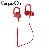 Беспроводная стерео Bluetooth гарнитура наушники Excelvan S560 с микрофоном красные
