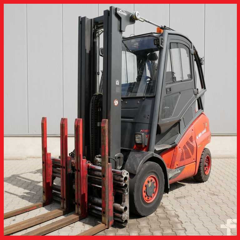 Газовий навантажувач 4.5 т., Linde H45T-01, 2012 р., кабіна!, фото 1