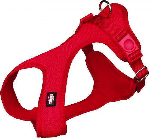 Шлея Trixie Soft Comfort Touring Harness для собак нейлонова, 25-35 см червона