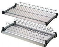 Сушарка 800 для посуду нержавіюча (пруток) з рамкою 800мм, фото 1