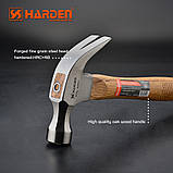 Молоток-обценьки 0,5 кг з дерев'яною ручкою Harden Tools 590205, фото 4