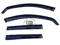 Дефлекторы окон "DF" RENAULT Duster 2010 (на скотче) - Ветровики Рено Дастер