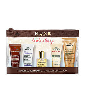 Набір косметики "Золота колекція" Nuxe The Essentials Travel Kit