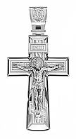Хрест срібний Розп'яття Христове