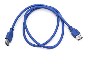 Кабель PowerPlant USB 3.0 AF – AM, 1 м
