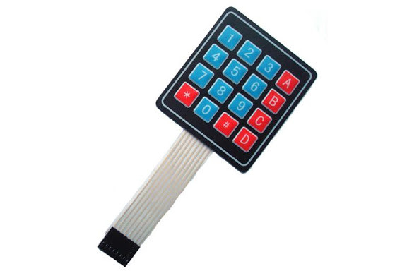 Плоска матрична клавіатура 4х4