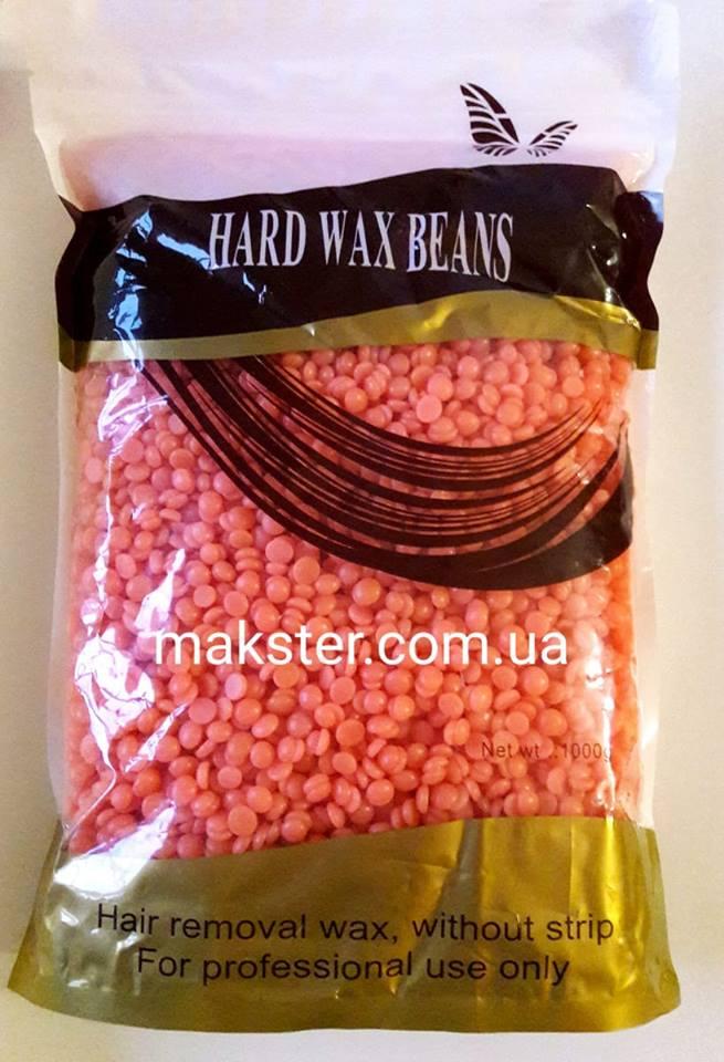 Віск для депіляції гарячий плівковий у гранулах гарячий Hard Wax Beans 1000 г (1 кг)